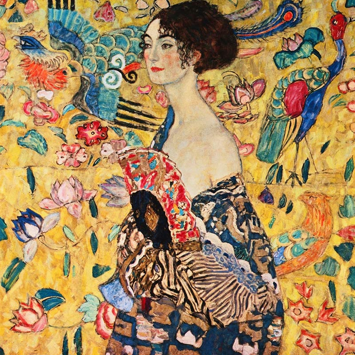 “La Dame à l’éventail”, un chef-d’œuvre du peintre autrichien Gustav Klimt, a été vendu pour plus de 86 millions d’euros lors d’une vente aux enchères organisée par Sotheby’s à Londres, le 27 juin 2023. Il s’agit du deuxième prix le plus élevé jamais atteint pour une œuvre de Klimt, et du record européen des ventes aux enchères. 
